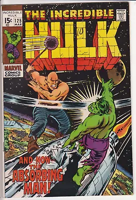 Buy The Incredible Hulk #122, Marvel Comics 1970 VF- 7.5 Absorbing Man Vs Hulk • 31.53£