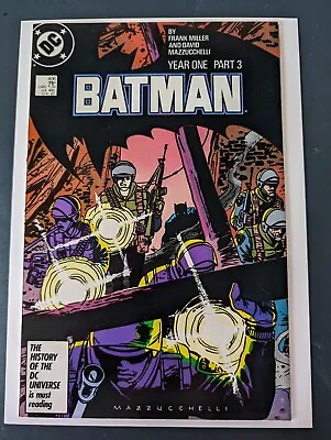 Buy Batman #406B ('87) KEY! Catwoman Appearance, 'Year One' Part Three NM- 1ST PRINT • 7.11£