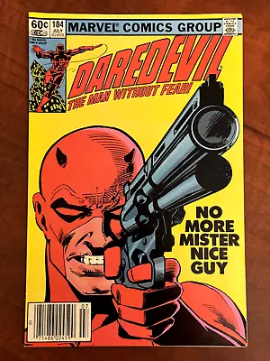 Buy DAREDEVIL Comic Marvel No. 184 Jul 1982 No More Mister Nice Guy Frank Miller NM • 35.59£
