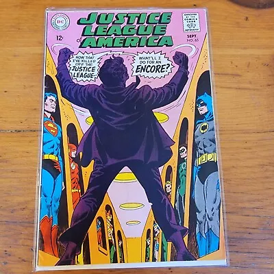 Buy Justice League Of America #65 DC Comics 1968 Justice Society Of America X-Over • 20.88£