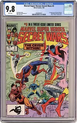 Buy Marvel Super Heroes Secret Wars #3D CGC 9.8 1984 4064404021 • 138.36£