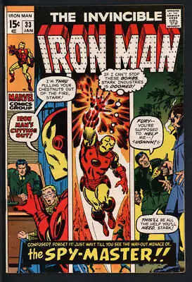 Buy Iron Man #33 6.5 // Spy-master Appearance Marvel Comics 1971 • 27.28£