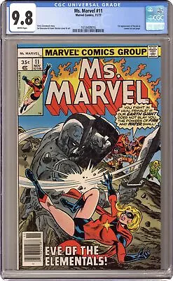 Buy Ms. Marvel #11 CGC 9.8 1977 1618409016 • 300.43£