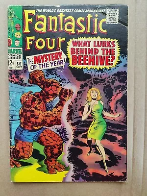 Buy Fantastic Four #66 (1967) VG Origin Of Him Warlock Jack Kirby Stan Lee Classic • 31.22£