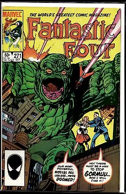 Buy 1984 Fantastic Four #271 1st Gormuu Marvel Comic • 2.39£