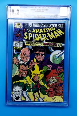 Buy ⚡️amazing Spider-man #337 Cgc 9.2 ⚡️ Sinister Six Appearance  ⚡️1990 Get It Now⚡ • 78.84£