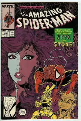 Buy Amazing Spider-man #309 6.5 // 1st App Of Styx + Stone Marvel 1988 • 23.98£