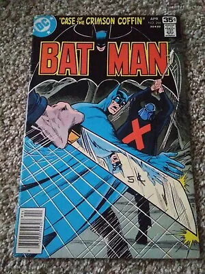 Buy DC Comics Vintage Batman Bat Man Case Of Crimson Coffin 298 Apr 1978 VG - FN • 8.04£