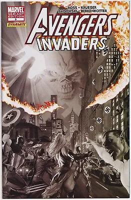 Buy Avengers Invaders #9 Alex Ross Variant 1:50 9.6 9.8 Cgc It Red Skull Marvel • 14.95£
