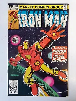 Buy Iron Man #142   1st Space Armor - 1981 • 5£