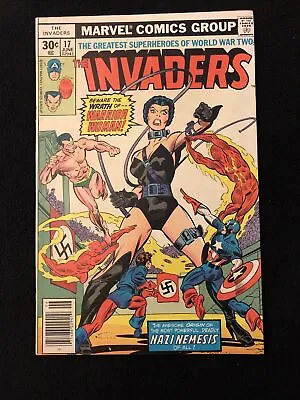 Buy Invaders 17 4.5 Marvel 1977 Warrior Woman Op • 11.03£