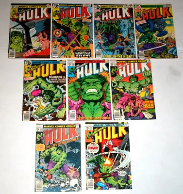 Buy Incredible Hulk #221 222 223 225 228 230 231 232 238! 1978 F/F+! 1st Moonstone! • 39.41£