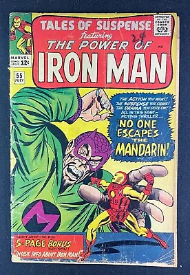 Buy Tales Of Suspense (1959) #55 GD- (1.8) Mandarin Iron Man Jack Kirby • 23.98£