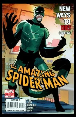 Buy Marvel Comics Amazing SPIDER-MAN #572 2nd Print Scorpion VFN- 7.5 • 39.94£