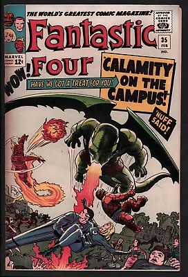 Buy Fantastic Four #35 (GD-) Calamity On The Campus - 1965 • 24.03£