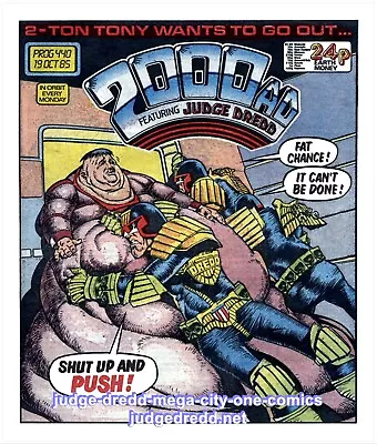 Buy 2000AD Prog 440 Judge Dredd 2000A.D. Comic Issue Cam Kennedy Art  Judgedredd⬝net • 6£