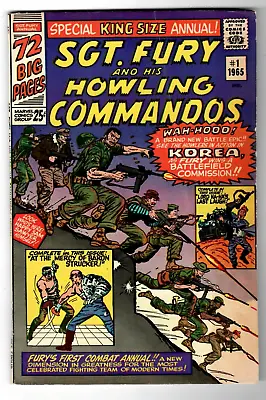 Buy SGT. FURY And His HOWLING COMMANDOS Annual #1 1965  Fine-  • 22.39£