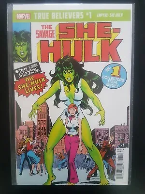 Buy True Believers: Savage She-hulk  #1 Rare Reprint Marvel  • 4.95£