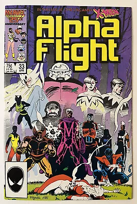Buy Alpha Flight #33 1986 ✅ 1st App Lady Deathstrike - Wolverine ✅ Marvel Comics • 7.88£
