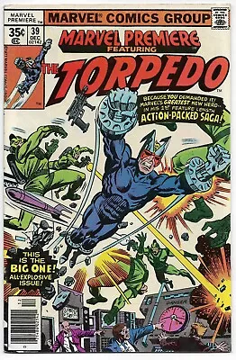 Buy Marvel Premiere #39 1st Torpedo Wolfman Brown Milgrom VFN 1977 • 6.99£