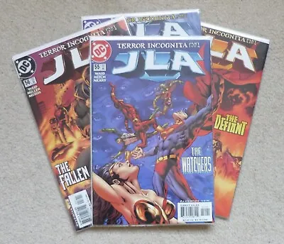 Buy JLA #55, #56, #57 & #58 Terror Incognita Complete Story Arc FN/VFN (2001) DC • 8£