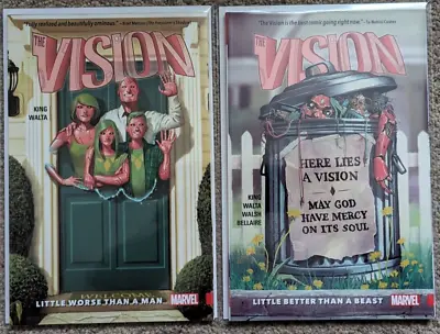 Buy Marvel The Vision ( Scarlet Witch Wanda ) 1 - 2 TPB Collecting 1-12 Tom King • 35£