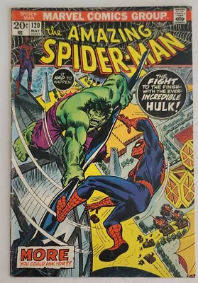 Buy The Amazing Spider-Man #120 Hulk Marvel 1973 • 31.62£