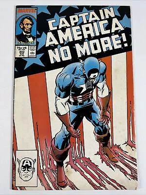 Buy Captain America #332 (1987) Steve Rogers Resigns As Cap ~ Marvel Comics • 3.83£