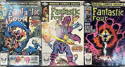 Buy (1982) Fantastic Four #242 243 244 Set! 1st Terrax! 1st Frankie Nova! Galactus! • 35.74£