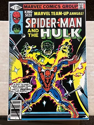 Buy Marvel Team Up King Size Annual 2 (1979) Spider-Man And Hulk • 13.99£