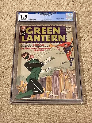 Buy Green Lantern 14 CGC 1.5 OW Pages (1st App Of Sonar) #014 • 91.26£