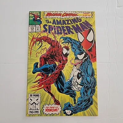 Buy Amazing Spiderman #378 1993 Unread NM Maximum Carnage Pt. 3 • 8.04£