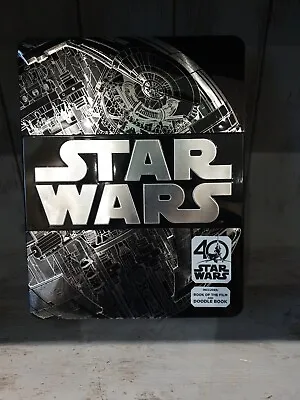 Buy Star Wars 40th Anniversary Tin With Book Of The Film And Doodle Book New Sealed  • 7.50£