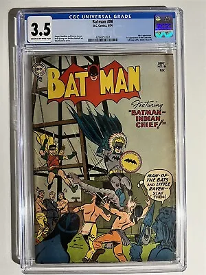 Buy Batman #86 Dc Comics Golden Age 1954 Cgc 3.5 Graded! 1st Batmarine! Joker App! • 228.99£