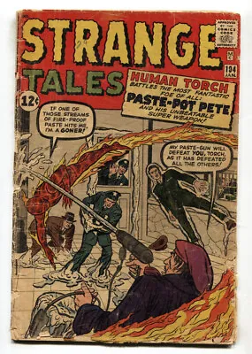 Buy Strange Tales #104--1963--1st Trapster--Human Torch--comic Book-- G • 86.97£