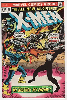 Buy Uncanny X-Men 97 Marvel 1976 FN 1st Lilandra Wolverine Colossus • 99.73£