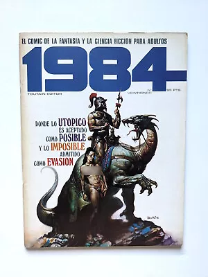 Buy 1984 #25 1980 Spain Boris Vallejo Carlos Gimenez Richard Corben Warren Magazine • 12.01£