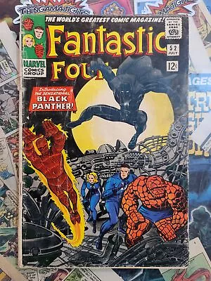 Buy Fantastic Four #52 1st Black Panther 3.5 1966 • 276.71£