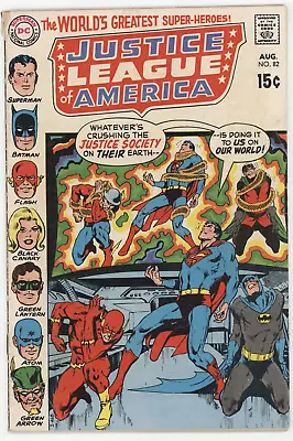 Buy Justice League Of America 82 DC 1970 VG Superman Batman Flash Black Canary Neal • 14.39£
