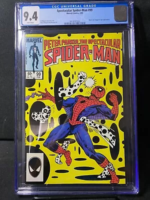 Buy The Spectacular Spider-man #99 1985 CGC 9.4 • 83.48£