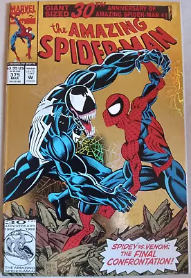 Buy Amazing Spider-Man #375 Marvel Comics 1993. Spidey Vs Venom ! • 17.95£
