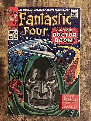 Buy Fantastic Four #57 - GORGEOUS HIGHER GRADE - Doctor Doom | Silver Surfer • 24.90£