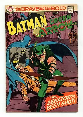 Buy Brave And The Bold #85 GD/VG 3.0 1969 1st App. New Green Arrow Costume • 24.51£