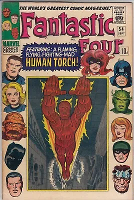 Buy Fantastic Four 55 - 1966 - Inhumans - Fine ++ • 59.99£