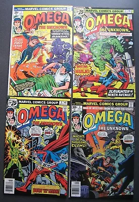 Buy OMEGA THE UNKNOWN Lot Of 4 Comics 1 2 3 4 Marvel 1976 Mid-Grade • 31.97£