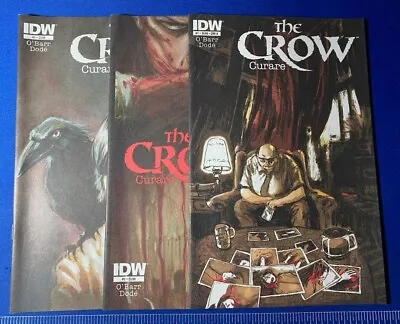 Buy IDW The Crow Curare Complete 1-3 W/ Key Cover A O'Barr Dode 2013 • 79.12£