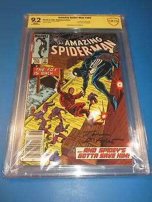 Buy Amazing Spider-man #265 1st Silver Sable CGC Signature Series 9.2 NM- Defalco • 94.87£