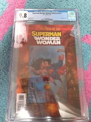 Buy Superman/Wonder Woman: Futures End #1 CGC 9.8 (2014) 3-D Lenticular - The New 52 • 70£
