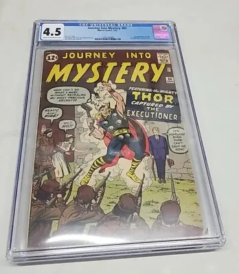 Buy Journey Into Mystery #84 Marvel Comic 1962 Thor 2nd App 1st Jane Foster  CGC 4.5 • 712.41£