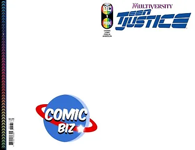 Buy Multiversity Teen Justice #1 (2022) 1st Printing Card Stock Blank Variant Cvr D • 4.25£